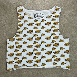 Disney Lion King Simba Crop Top